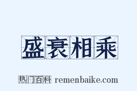 盛衰相乘是什么意思的图片